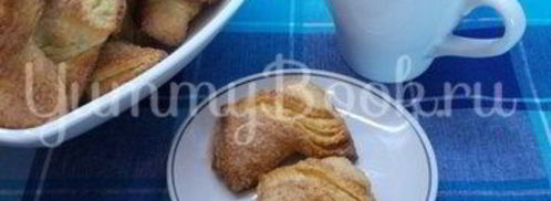 печенье сахарные бантики. Шаг 12