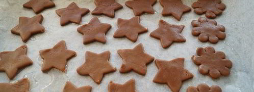 печенье снежинки в подарок друзьям и близким к новому году. Шаг 8