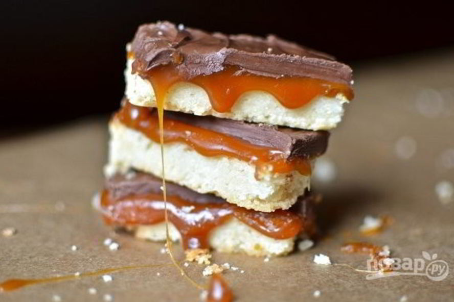 Рецепт печенье твикс