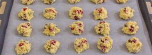 печенье творожное с вишней, миндалем и шоколадом. Шаг 11