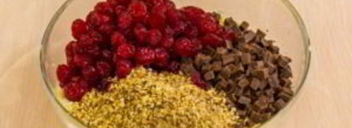 печенье творожное с вишней, миндалем и шоколадом. Шаг 8