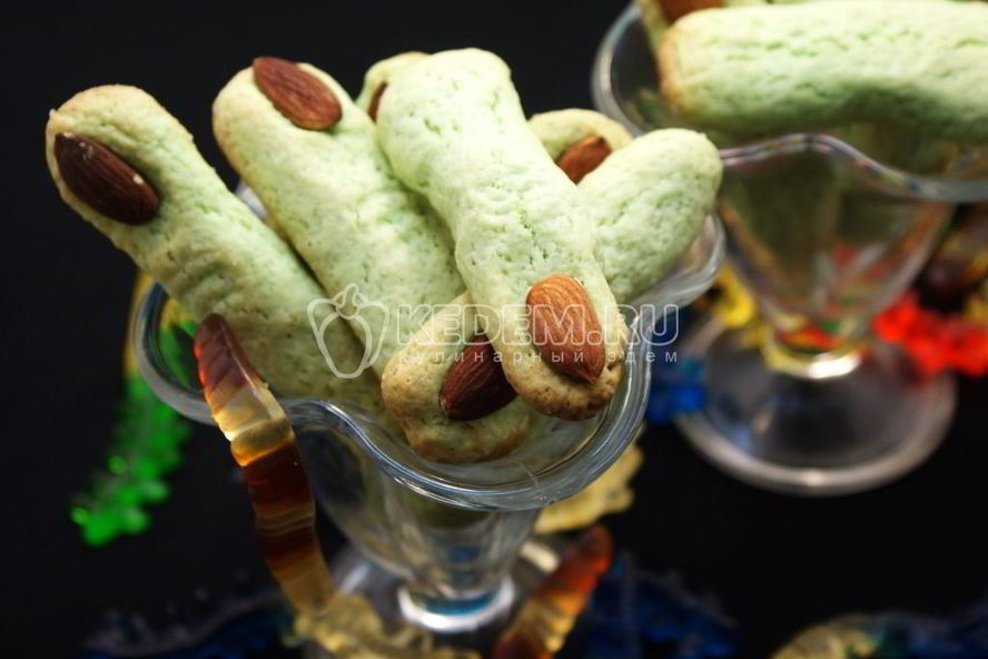 Рецепт печенье зеленые пальцы