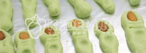 печенье зеленые пальцы. Шаг 7