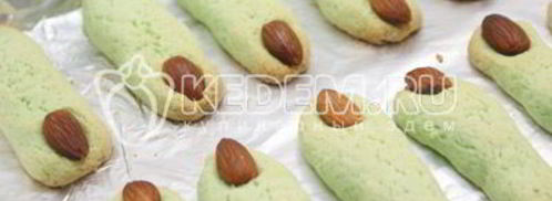 печенье зеленые пальцы. Шаг 8