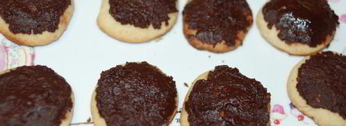 песочное печенье с шоколадной глазурью. Шаг 8