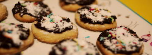 песочное печенье с шоколадной глазурью. Шаг 10