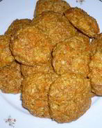 Постное морковно-овсяное печенье