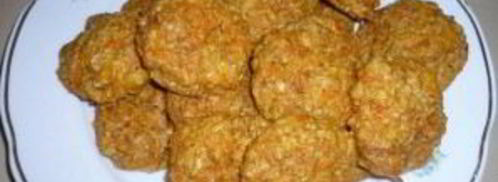 постное морковно-овсяное печенье. Шаг 4