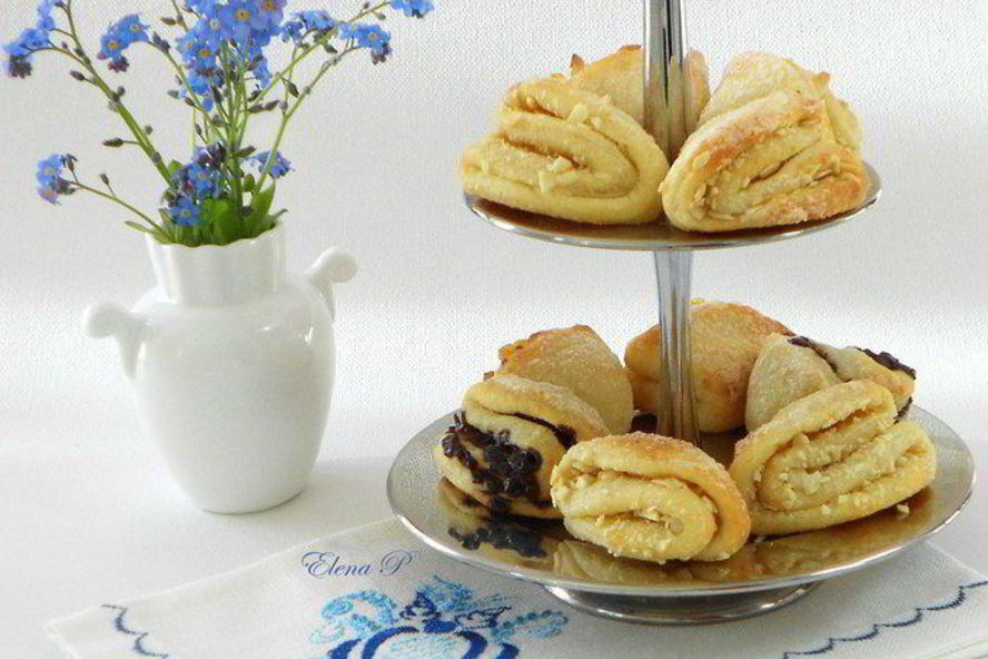 Рецепт простое творожное печенье с цукатами, орехами, шоколадом