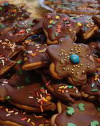 Пряное новогоднее печенье