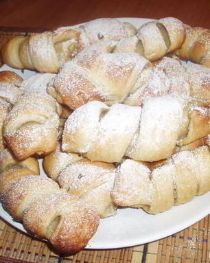 Рогалики с бананами