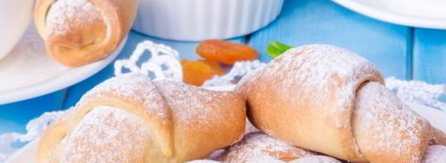 рогалики с сухофруктами и орехами. Шаг 17