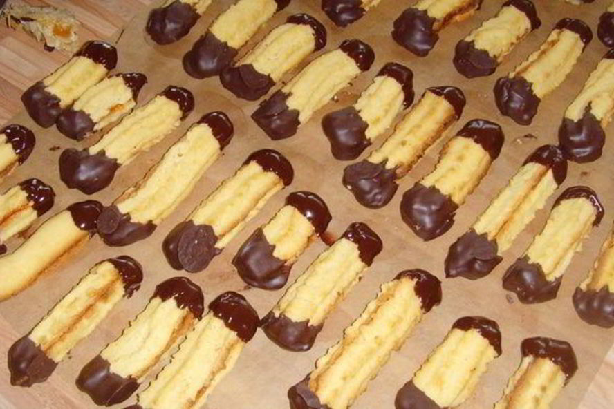 Рецепт рождественское печенье апельсиновые языки