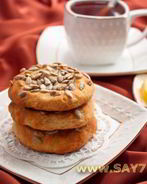 Творожное печенье с семечками