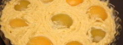 быстрый пирог с консервированными персиками. Шаг 6