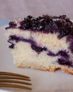 Черничный пирог-перевертыш