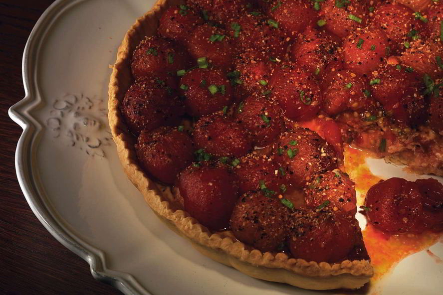 Рецепт черри-томато киш