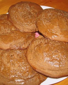 Круглый пирог с толокном