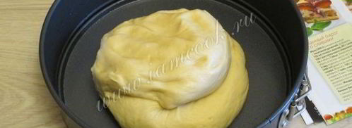 манный пирог с фруктами. Шаг 12