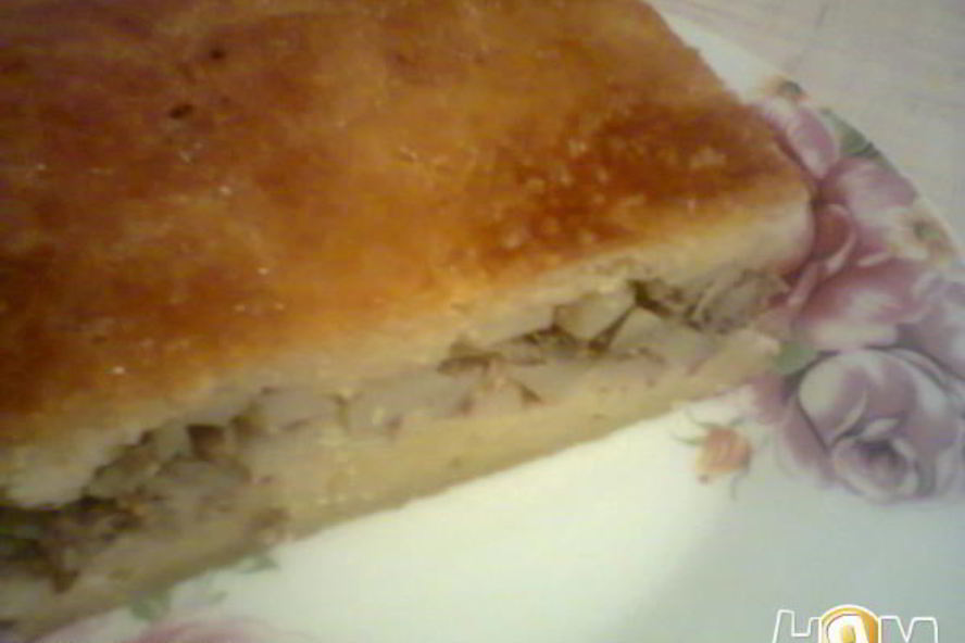 Рецепт мясной пирог с картофелем
