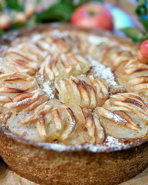 Орехово-яблочный пирог Вкус осени