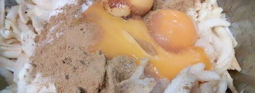 орехово-яблочный пирог вкус осени. Шаг 7