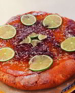 Открытый пирог с лимонный кремом