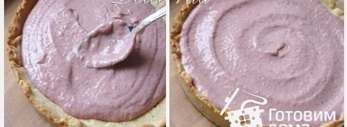 песочный пирог с клубничным кремом. Шаг 7