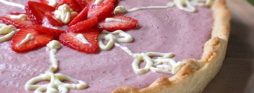 песочный пирог с клубничным кремом. Шаг 9