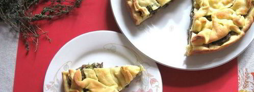 пирог из заварного теста с грибами. Шаг 13