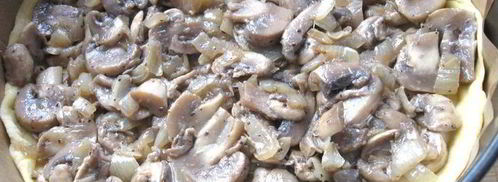 пирог из заварного теста с грибами. Шаг 10