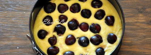 пирог с черешней на кукурузной муке. Шаг 2