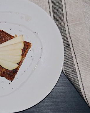 Пирог с грушами