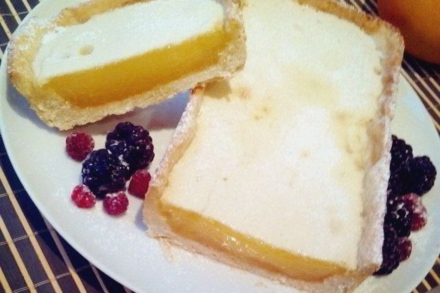 Рецепт пирог с лимонным кремом