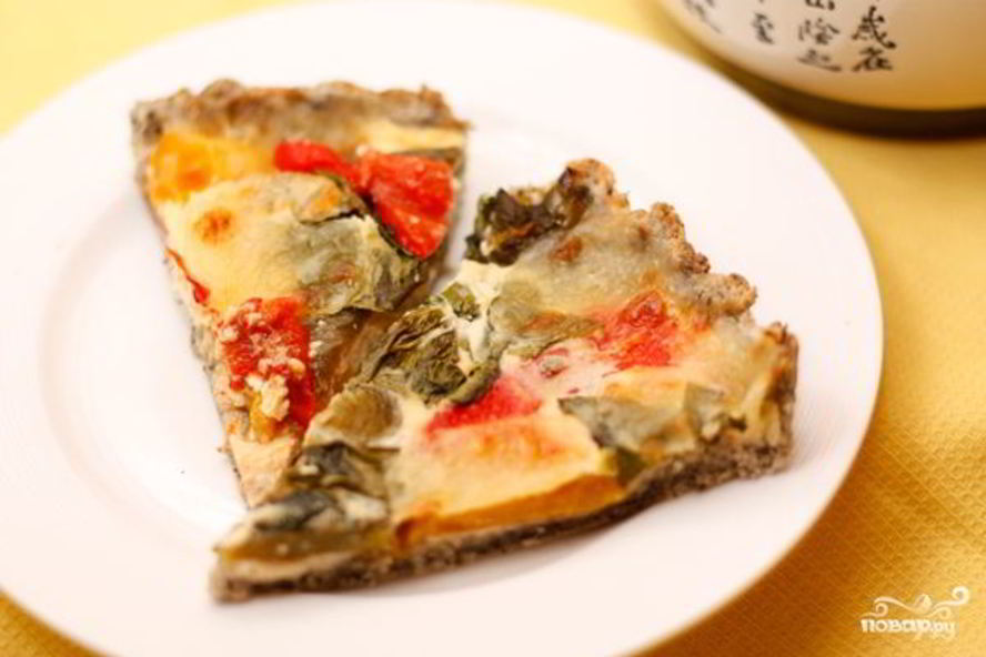Рецепт пирога с разноцветныма перцема