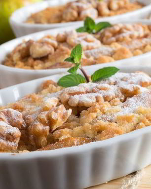 Пирог с яблочным вареньем