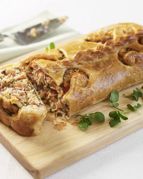 Пирог со скумбрией