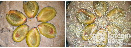 пирог со сливами для поста. Шаг 5