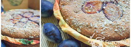 пирог со сливами для поста. Шаг 7