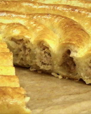 Пирог Спиральный из творожного теста