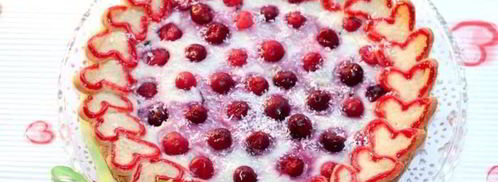 пирог валентинки с ягодно-ванильным кремом. Шаг 13