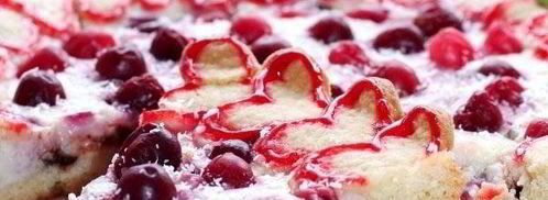 пирог валентинки с ягодно-ванильным кремом. Шаг 16