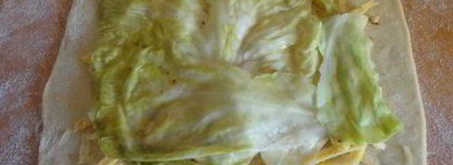 пироги с мясом, капустой и фасолью. Шаг 6