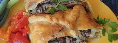 пироги с мясом, капустой и фасолью. Шаг 10