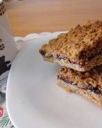 Тертый пирог со смородиной