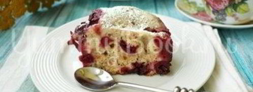 вишневый пирог в мультиварке. Шаг 6