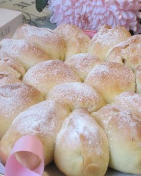 Яблочный пирог из булочек