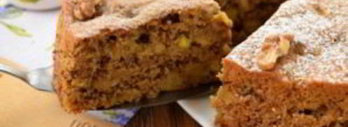 яблочный пирог с орехами рассвет. Шаг 11