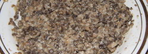 блинчатые пирожки с грибами улитки. Шаг 6