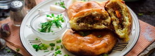 картофельные пирожки с фаршем. Шаг 14